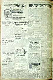 Página do jornal Unitário de setembro de 1956