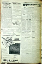 Página do jornal Unitário de setembro de 1956