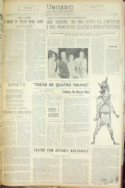 Página do jornal Unitário de setembro de 1956
