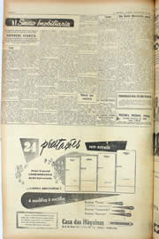 Página do jornal Unitário de outubro de 1956