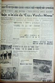 Página do jornal Unitário de outubro de 1956