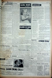 Página do jornal Unitário de outubro de 1956