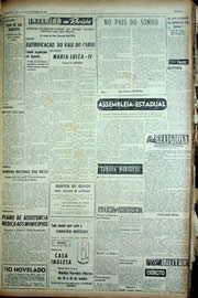 Página do jornal Unitário de outubro de 1956