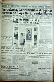 Página do jornal Unitário de outubro de 1956