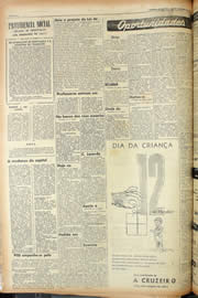 Página do jornal Unitário de outubro de 1956