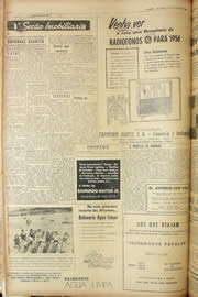 Página do jornal Unitário de outubro de 1956