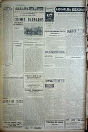 Página do jornal Unitário de outubro de 1956