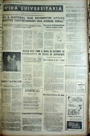 Página do jornal Unitário de outubro de 1956