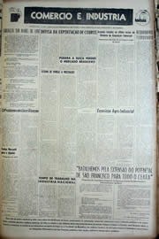 Página do jornal Unitário de outubro de 1956