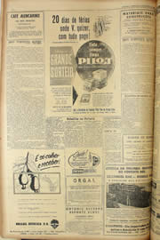 Página do jornal Unitário de outubro de 1956