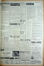 Página do jornal Unitário de outubro de 1956