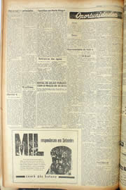 Página do jornal Unitário de outubro de 1956