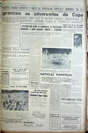 Página do jornal Unitário de outubro de 1956