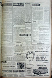 Página do jornal Unitário de novembro de 1956