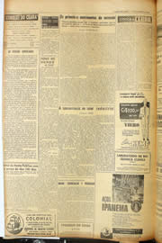 Página do jornal Unitário de novembro de 1956