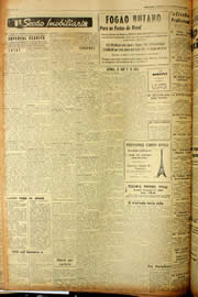 Página do jornal Unitário de novembro de 1956