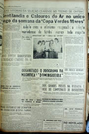 Página do jornal Unitário de novembro de 1956