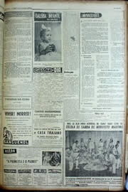 Página do jornal Unitário de novembro de 1956
