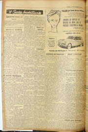 Página do jornal Unitário de novembro de 1956