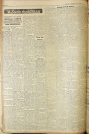 Página do jornal Unitário de novembro de 1956
