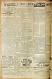 Página do jornal Unitário de novembro de 1956