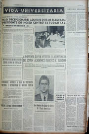 Página do jornal Unitário de novembro de 1956