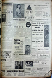 Página do jornal Unitário de dezembro de 1956