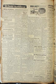 Página do jornal Unitário de dezembro de 1956