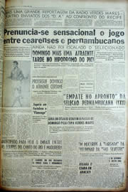 Página do jornal Unitário de dezembro de 1956