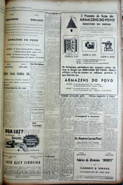 Página do jornal Unitário de dezembro de 1956
