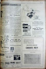 Página do jornal Unitário de dezembro de 1956