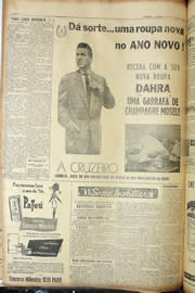 Página do jornal Unitário de dezembro de 1956