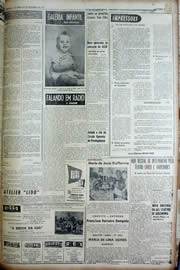 Página do jornal Unitário de dezembro de 1956