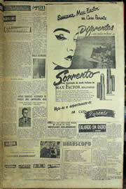 Página do jornal Unitário de abril de 1957