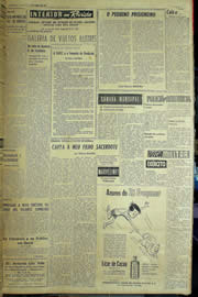 Página do jornal Unitário de abril de 1957