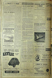 Página do jornal Unitário de abril de 1957