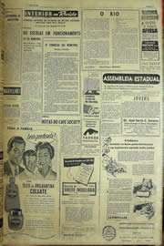 Página do jornal Unitário de abril de 1957