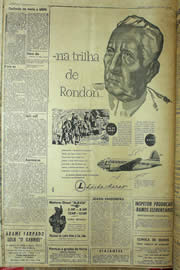 Página do jornal Unitário de abril de 1957