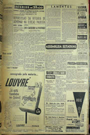 Página do jornal Unitário de abril de 1957