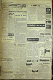 Página do jornal Unitário de abril de 1957