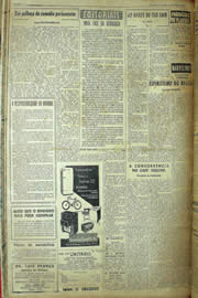 Página do jornal Unitário de abril de 1957