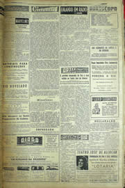 Página do jornal Unitário de abril de 1957