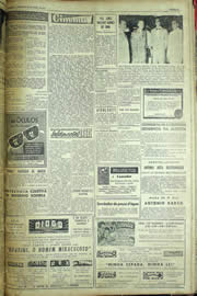 Página do jornal Unitário de abril de 1957