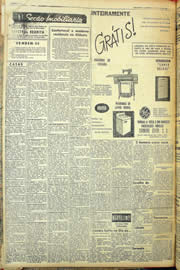 Página do jornal Unitário de maio de 1957