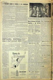 Página do jornal Unitário de maio de 1957