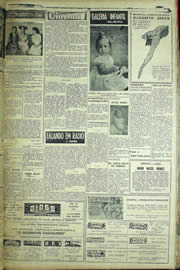 Página do jornal Unitário de maio de 1957