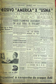 Página do jornal Unitário de maio de 1957
