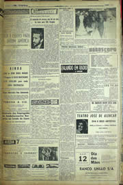 Página do jornal Unitário de maio de 1957