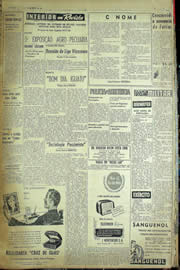 Página do jornal Unitário de maio de 1957