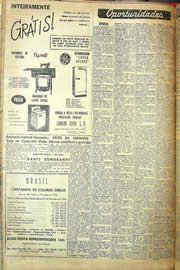 Página do jornal Unitário de maio de 1957